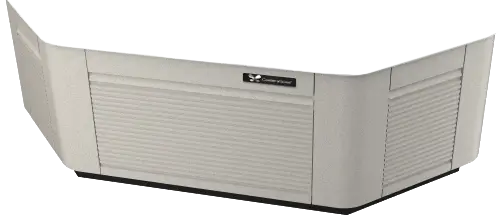 Vacanza Aventine spa cabinet in Parchment at Blackthorne Spas