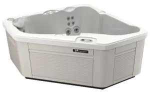 Caldera Aventine hot tub with comfortable seating and compact design