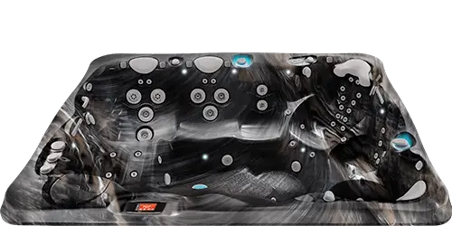 Caldera Utopia Series Cantabria hot tub in Midnight Canyon shell available at Blackthorne Spas Monterey County