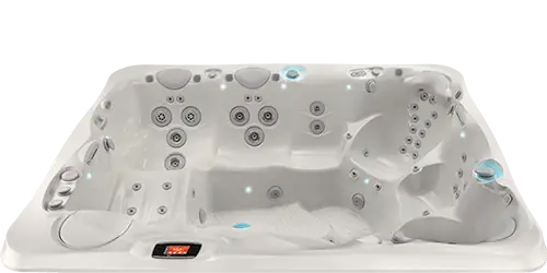 Caldera Utopia Series Cantabria hot tub in White Pearl shell available at Blackthorne Spas Monterey County