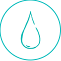 Clear water icon symbolizing easy spa maintenance and crystal-clear water.
