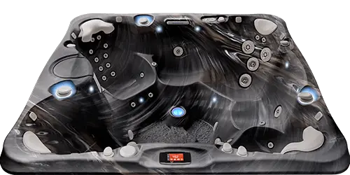 Midnight Canyon shell finish for the Caldera Utopia Series Niagara hot tub available at Blackthorne Spas in Monterey County.