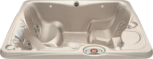 Caldera Spas Kauai hot tub in Desert shell color at Blackthorne Spas