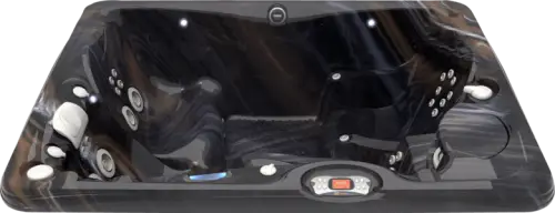 Caldera Spas Kauai hot tub in Midnight Canyon shell color at Blackthorne Spas