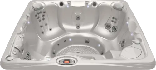 Caldera Makena hot tub in White Pearl shell finish