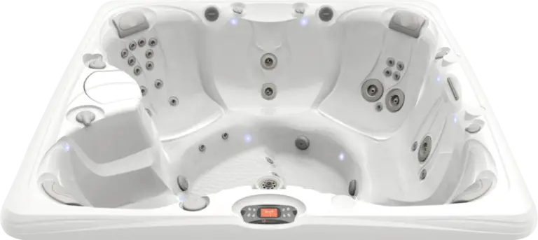 Caldera Salina spa in Arctic White shell color