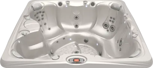 Caldera Salina spa in White Pearl shell finish