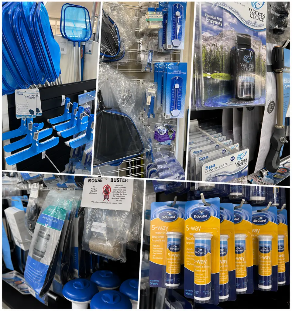 Pool cleaning supplies and accessories