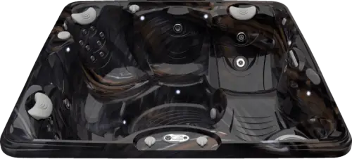 Vacanza Tarino hot tub in Midnight Canyon shell by Caldera Spas